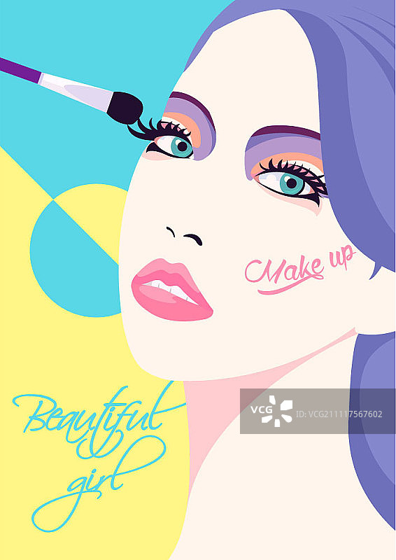 美丽插画图片素材