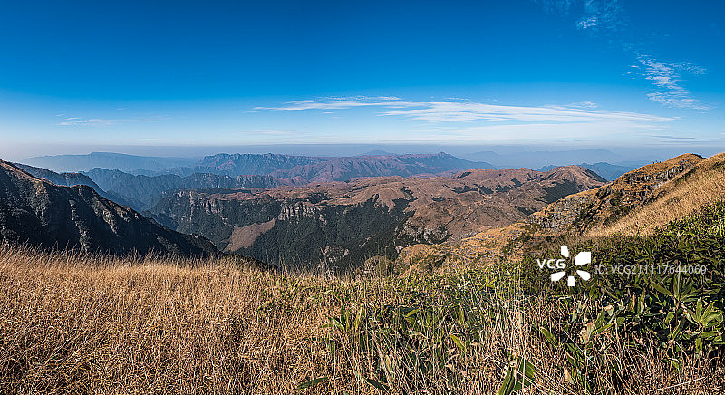 广东英德船底顶落日峰大峡谷图片素材
