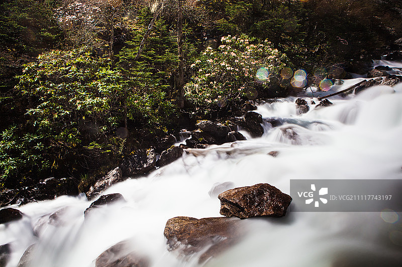 康定木格措风光图片素材