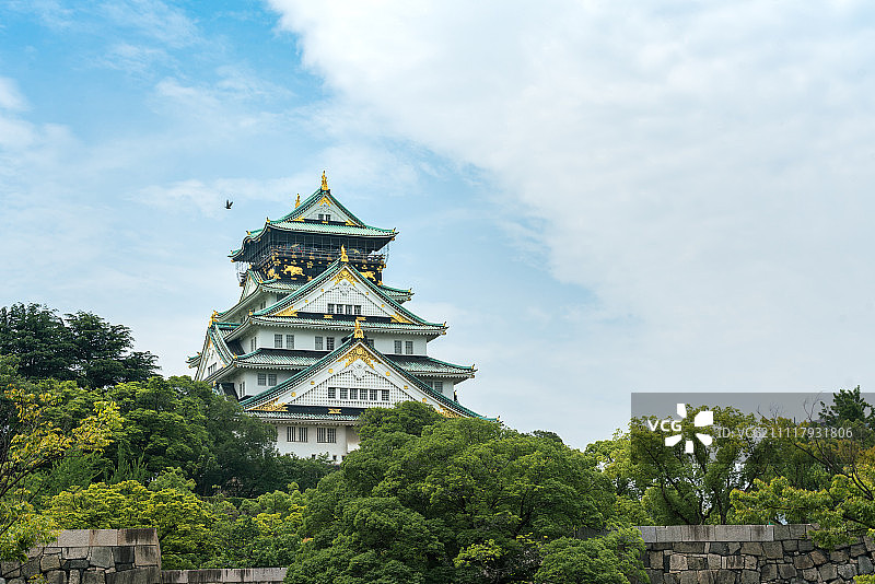 日本大阪城天守阁图片素材
