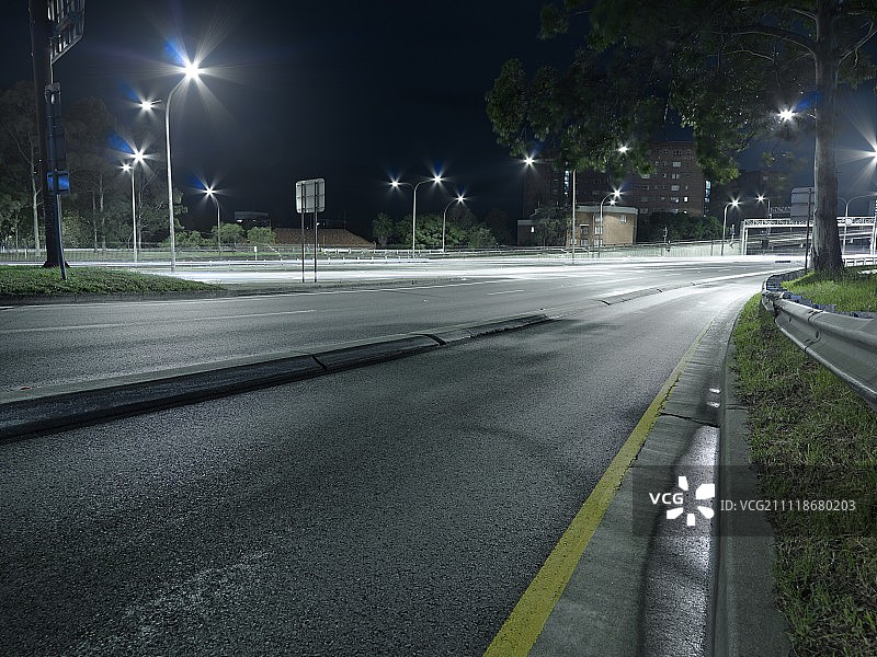 城市高速公路夜景图片素材