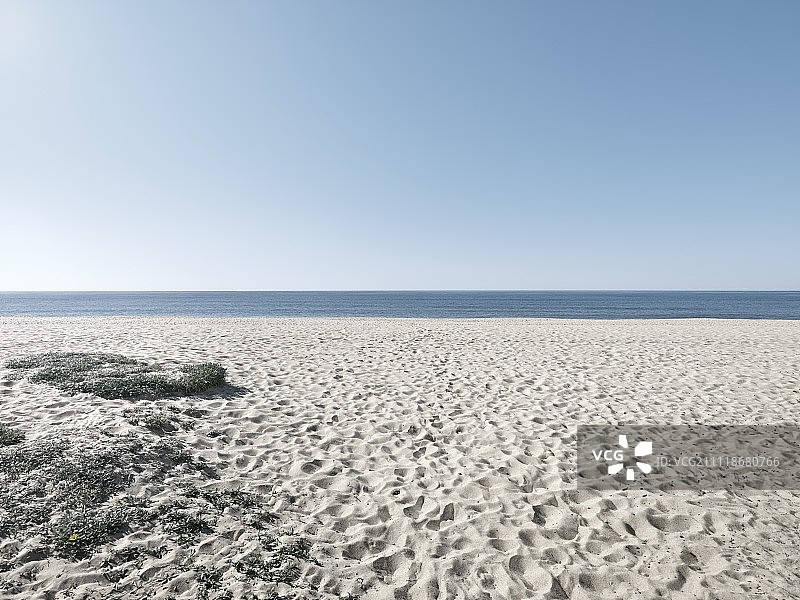 无浪沙滩图片素材