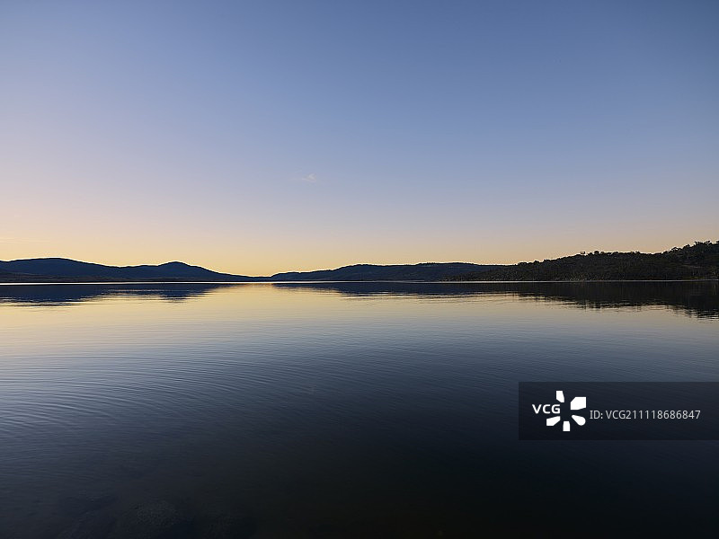 落日水图片素材