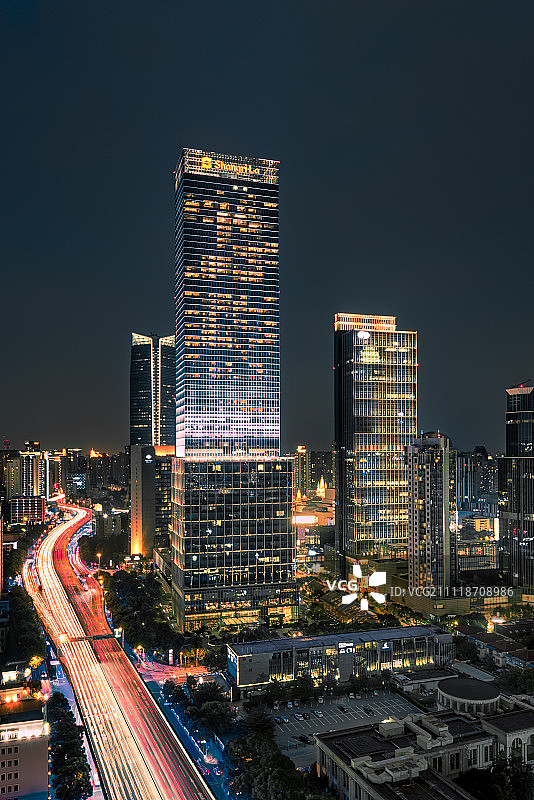 静安入夜图片素材