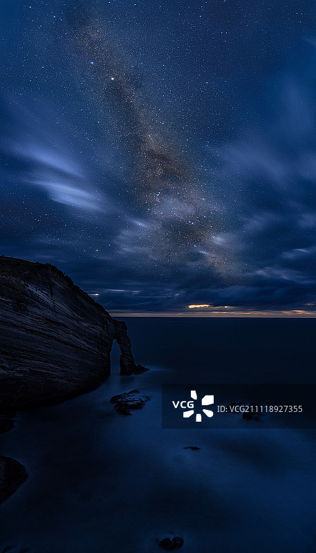新西兰南岛送别角夜晚星空图片素材