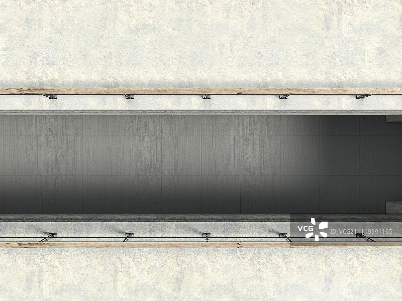 地下混凝土掩体与扶手图片素材