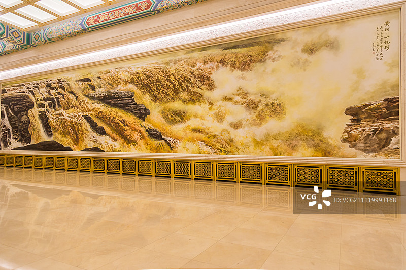 人民大会堂金色大厅图片素材