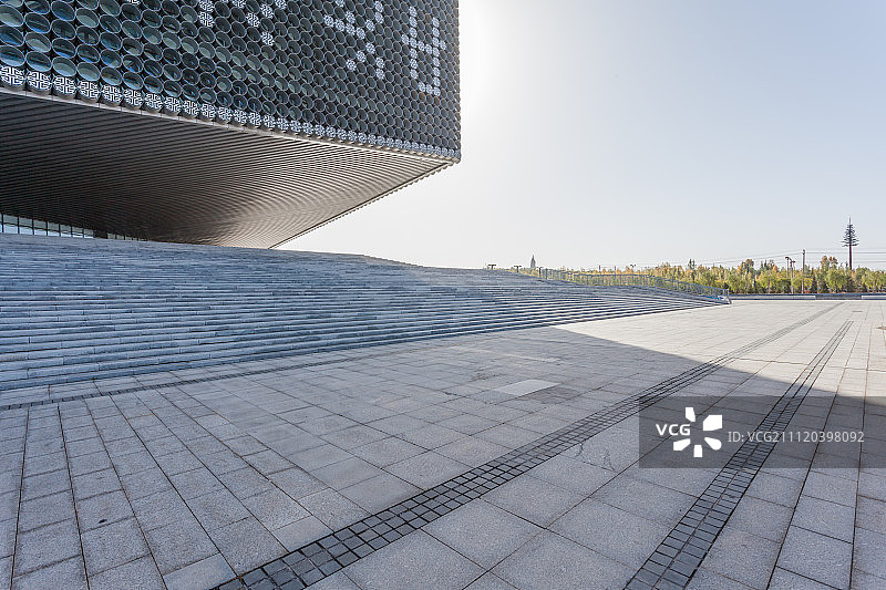 内蒙古鄂尔多斯伊金霍洛旗体育馆图片素材