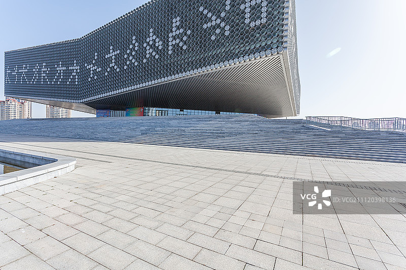 内蒙古鄂尔多斯伊金霍洛旗体育馆图片素材