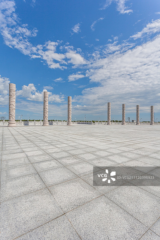 中国黑龙江黑瞎子岛东极宝塔图片素材