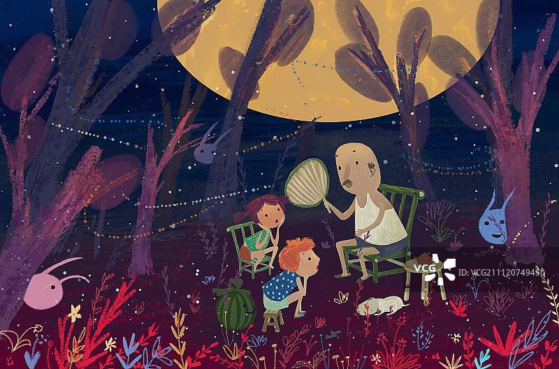 蒲扇故事SRGB=图片素材