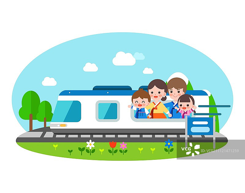 前往或返回首尔的路上018图片素材