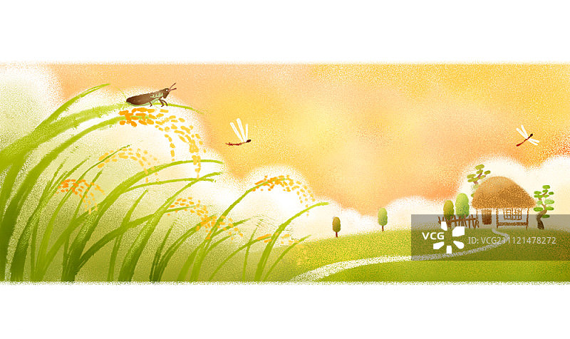 农村的风景图片素材