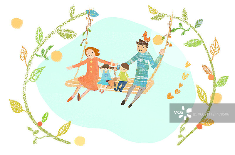 家庭插图图片素材