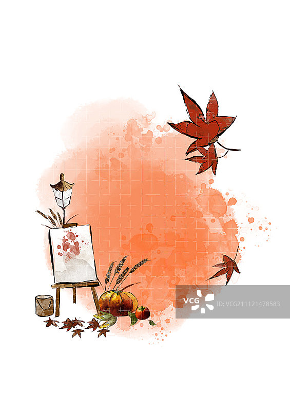 秋季插画图片素材