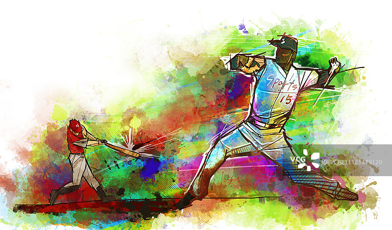 运动插画图片素材