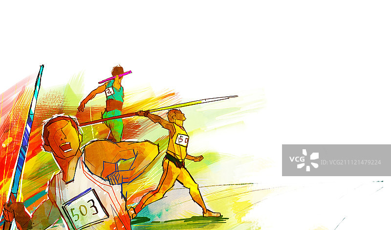 运动插画图片素材