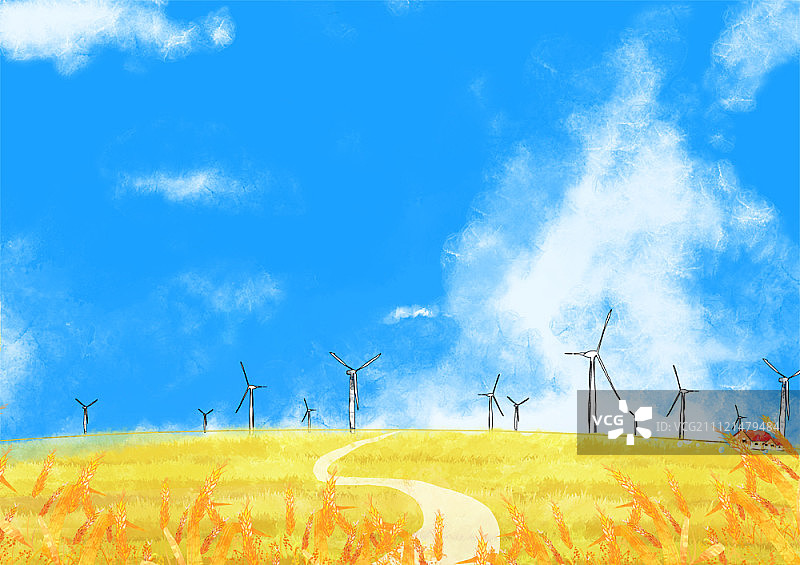 秋季插画图片素材