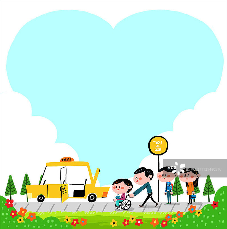 挑战插画图片素材
