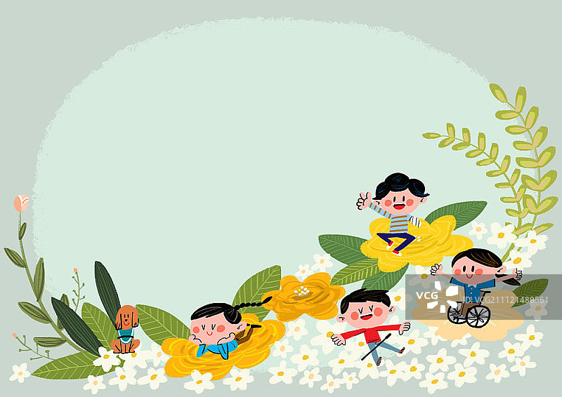 挑战插画图片素材