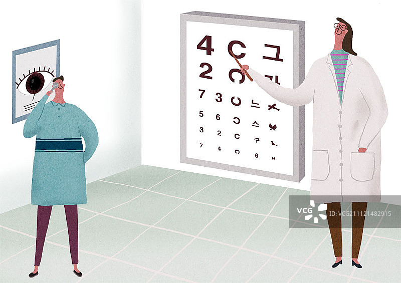 体检插画图片素材