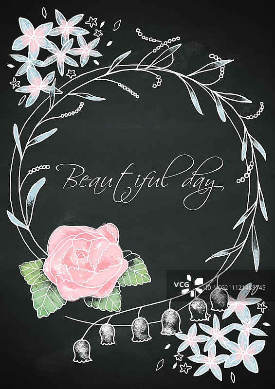 粉笔插画图片素材