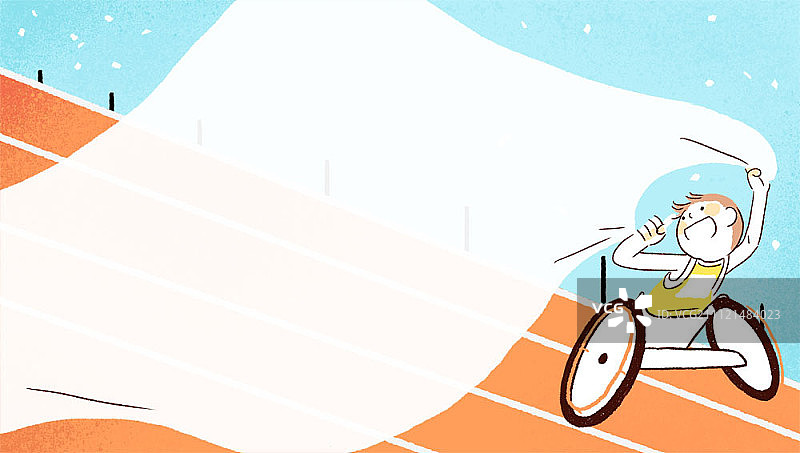 残疾人奥林匹克运动会插画图片素材