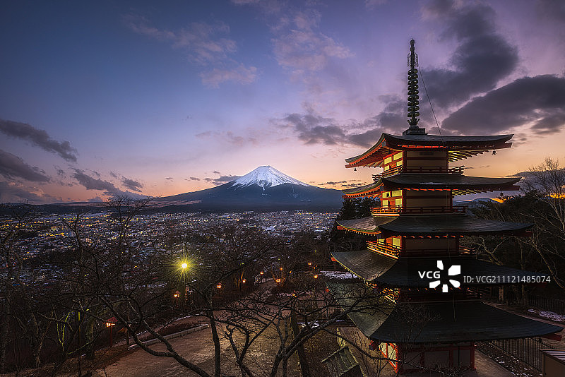 日本新仓山浅间公园图片素材