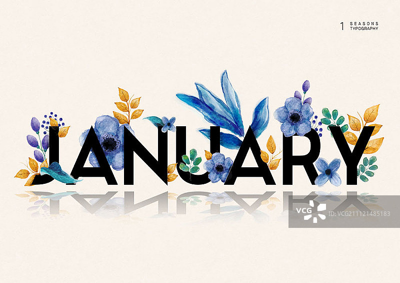 四季插画图片素材