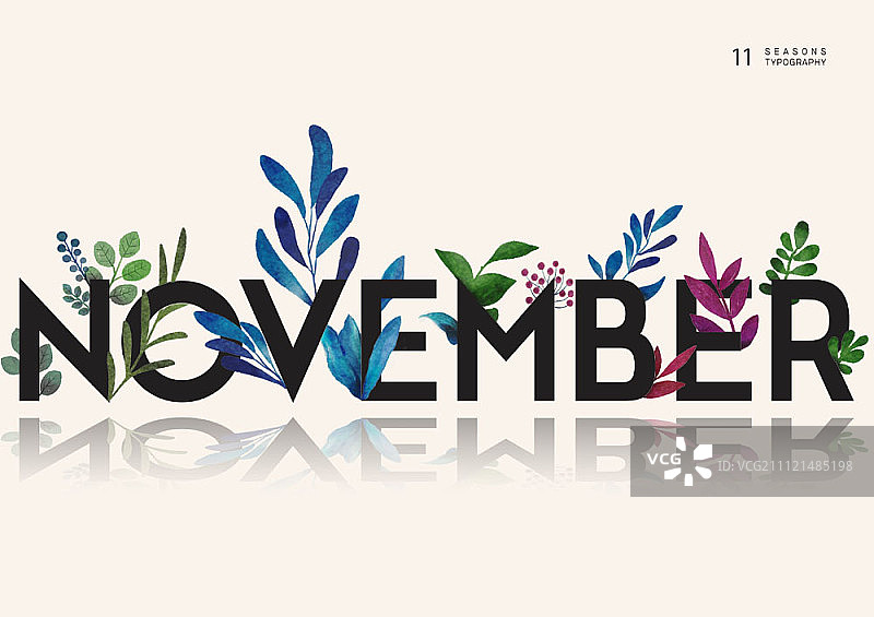 四季插画图片素材