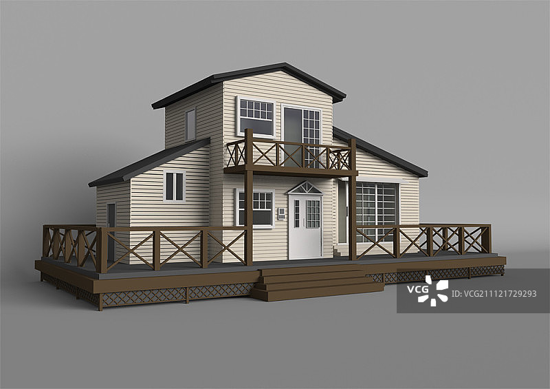 房屋模型图片素材