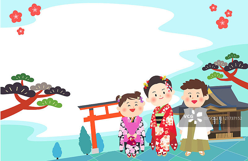 日本传统文化插画图片素材