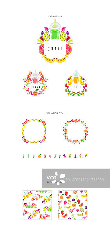 标签和装饰品设计图片素材