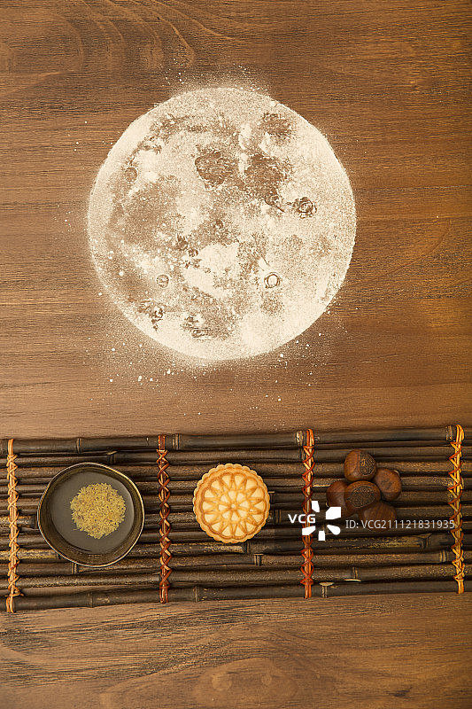中秋节静物图片素材