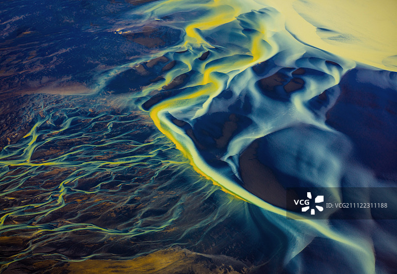 航拍冰岛图片素材