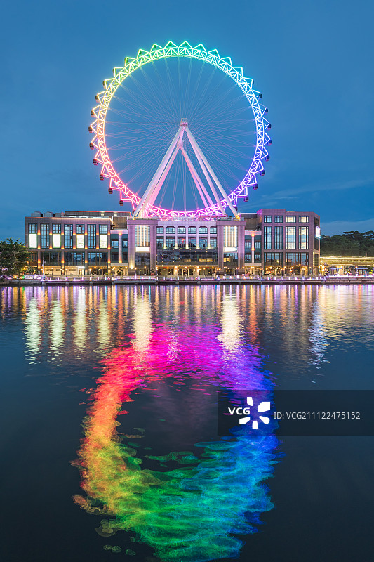 幻彩摩天轮图片素材