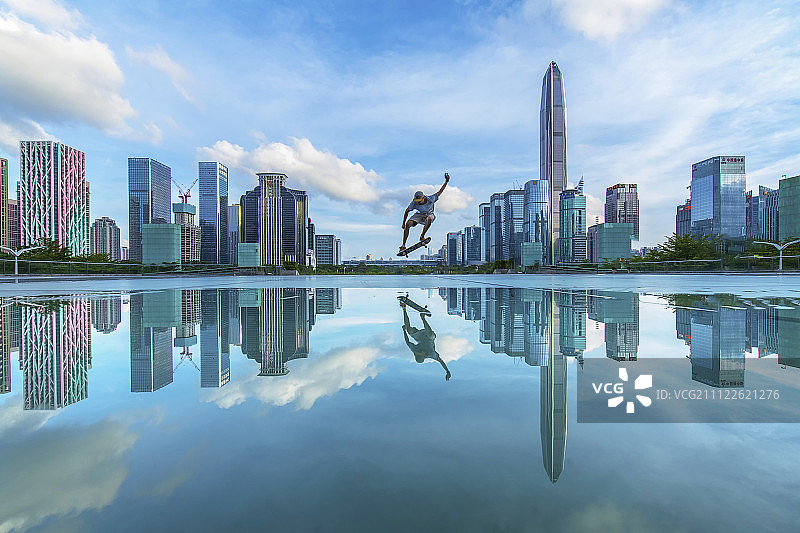 飞跃深圳图片素材