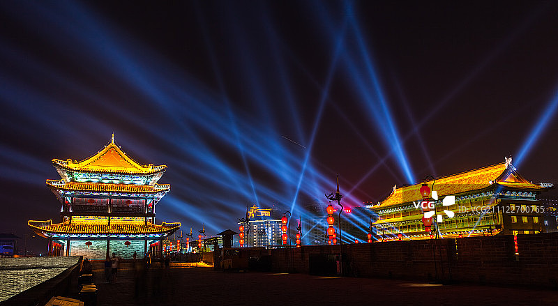 西安古建筑图片素材