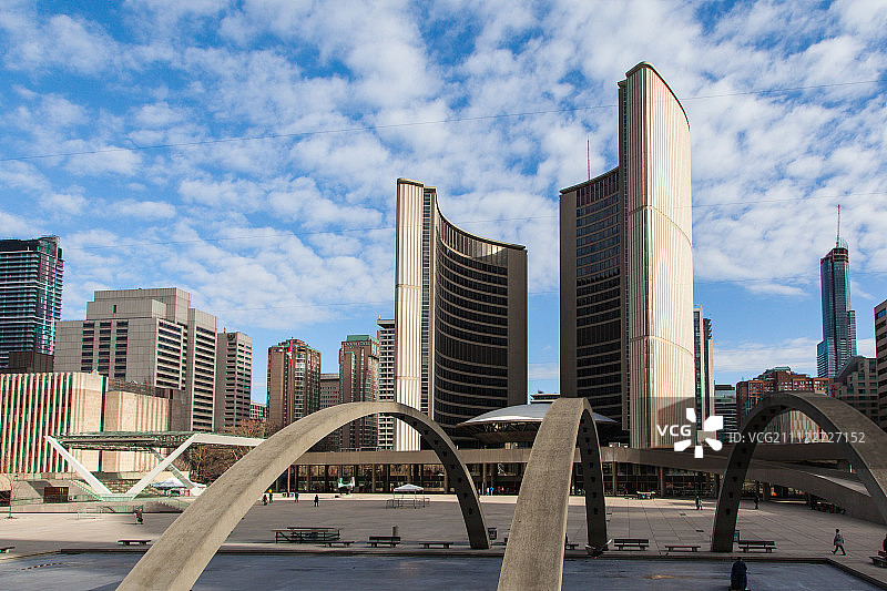 City Hall, Toronto, Ontario图片素材