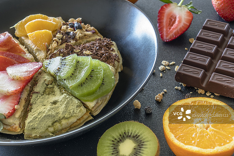 八色pancake特色图片素材