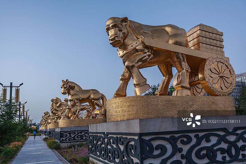 蒙古象棋广场图片素材