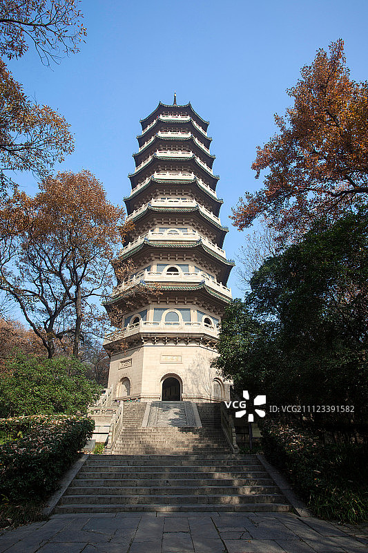 江苏省南京灵谷寺灵谷塔图片素材