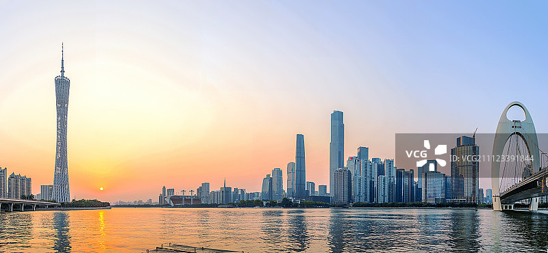 广东省广州城市建筑风光图片素材
