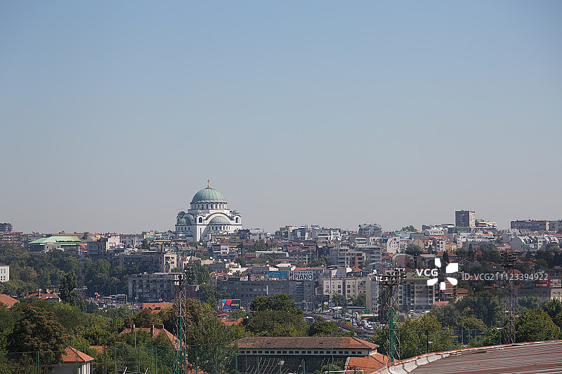 贝尔格莱德全景图片素材