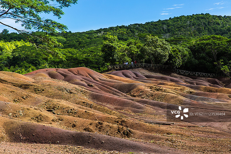 毛里求斯七彩石图片素材