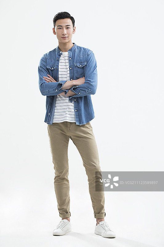 年轻男子肖像图片素材