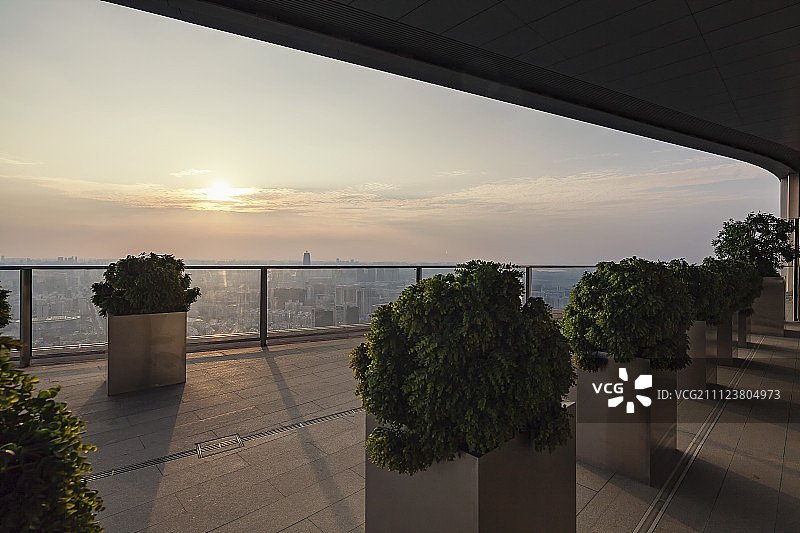 城市露台图片素材