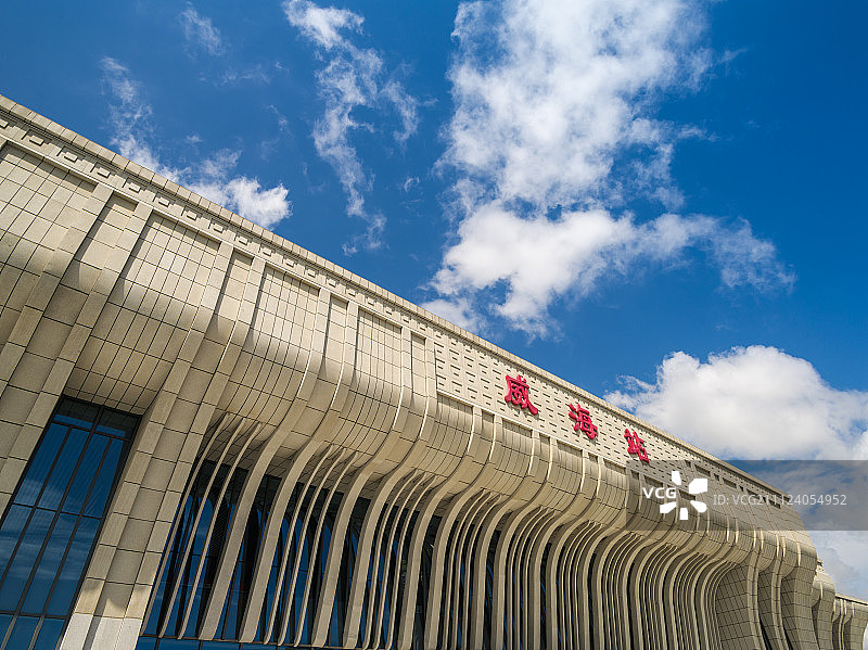 威海火车站图片素材