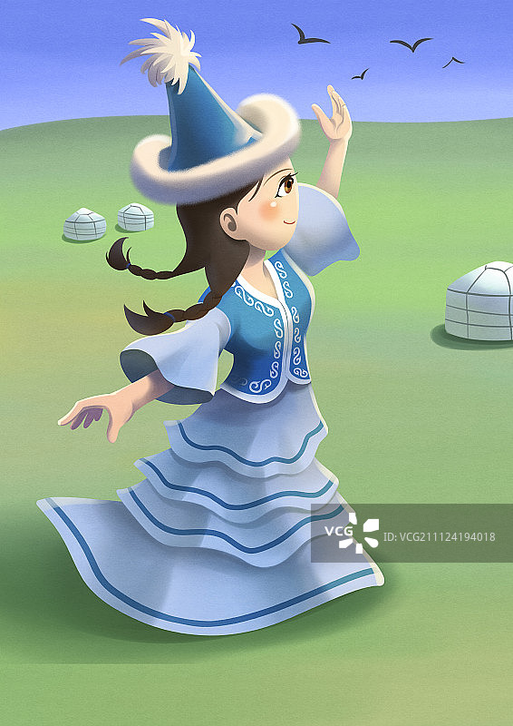 12哈萨克族图片素材