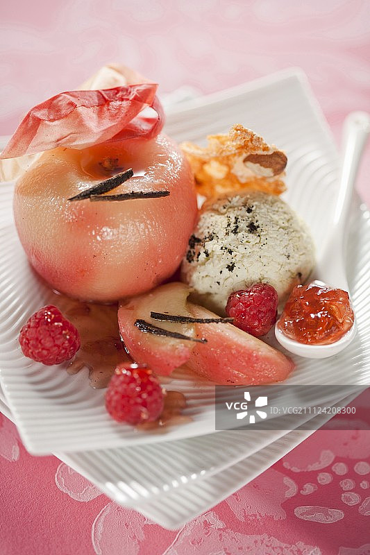 桃子蜜饯图片素材